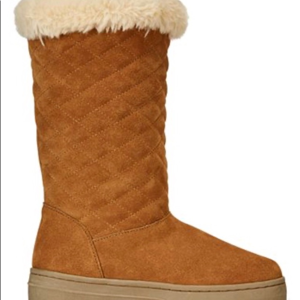 Style & Co. Quilted Fur Winter Boots